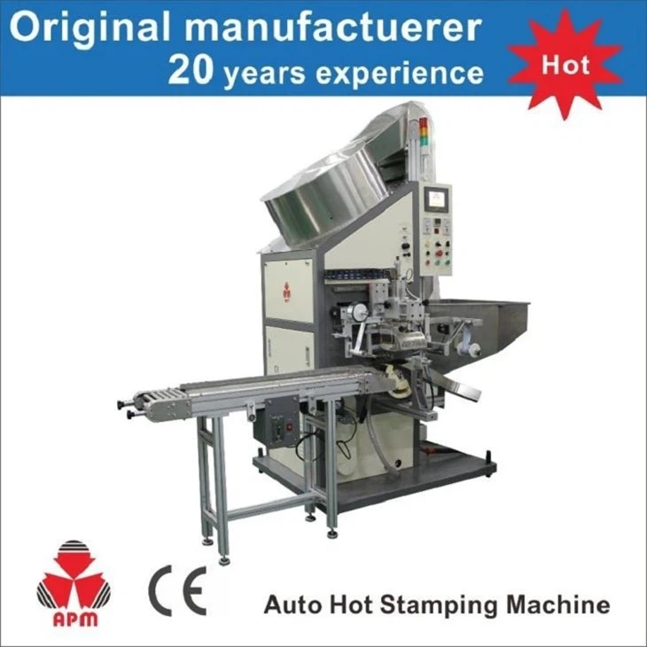 Hot foil machine for plastic